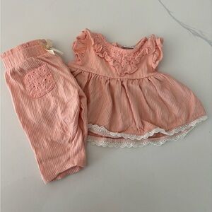 Never worn but washed two piece set